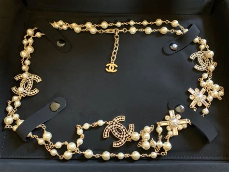 chanel long strand necklaces|chanel long necklaces for sale.